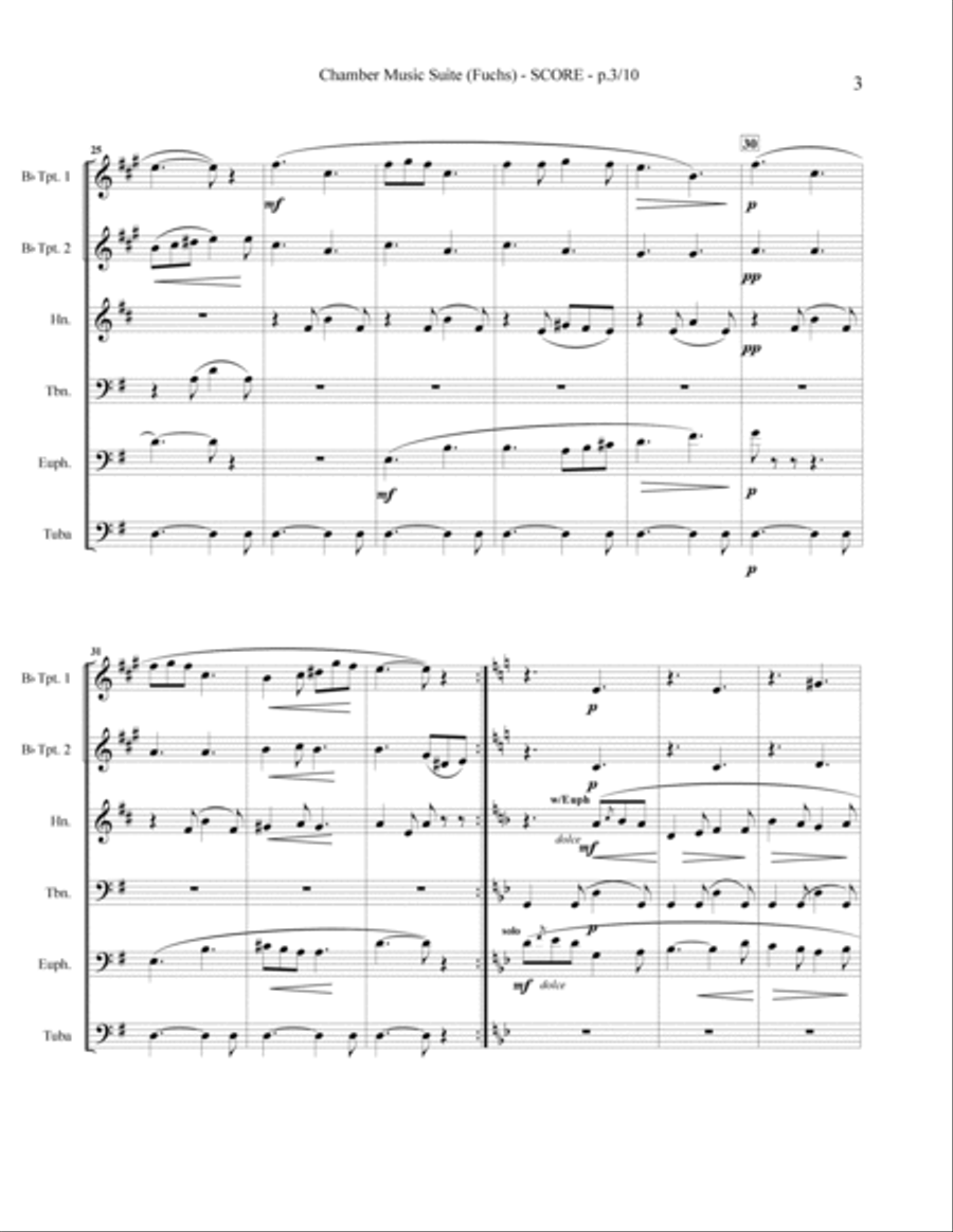 SUITE Brass Ensemble scores gallery preview page 5