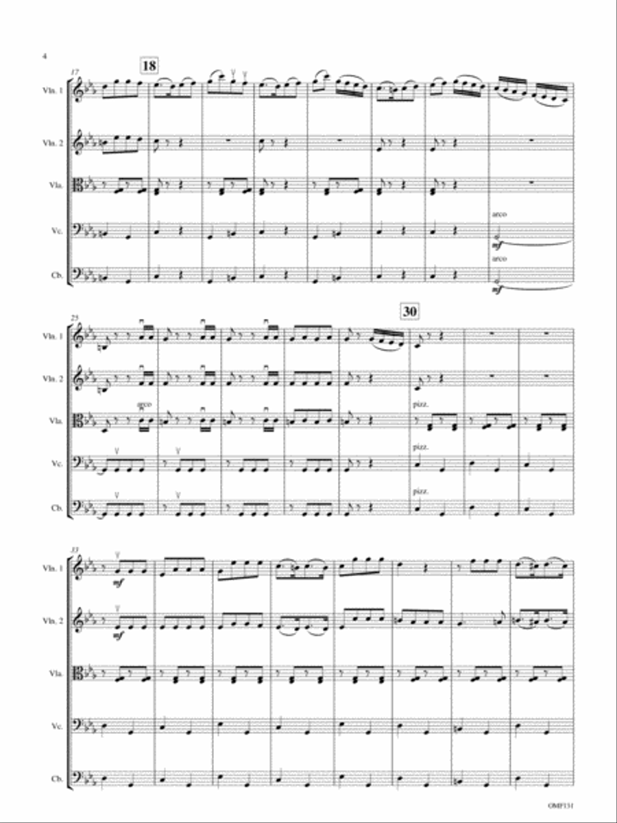 Beethoven Goes Bananas String Orchestra scores gallery preview page 4