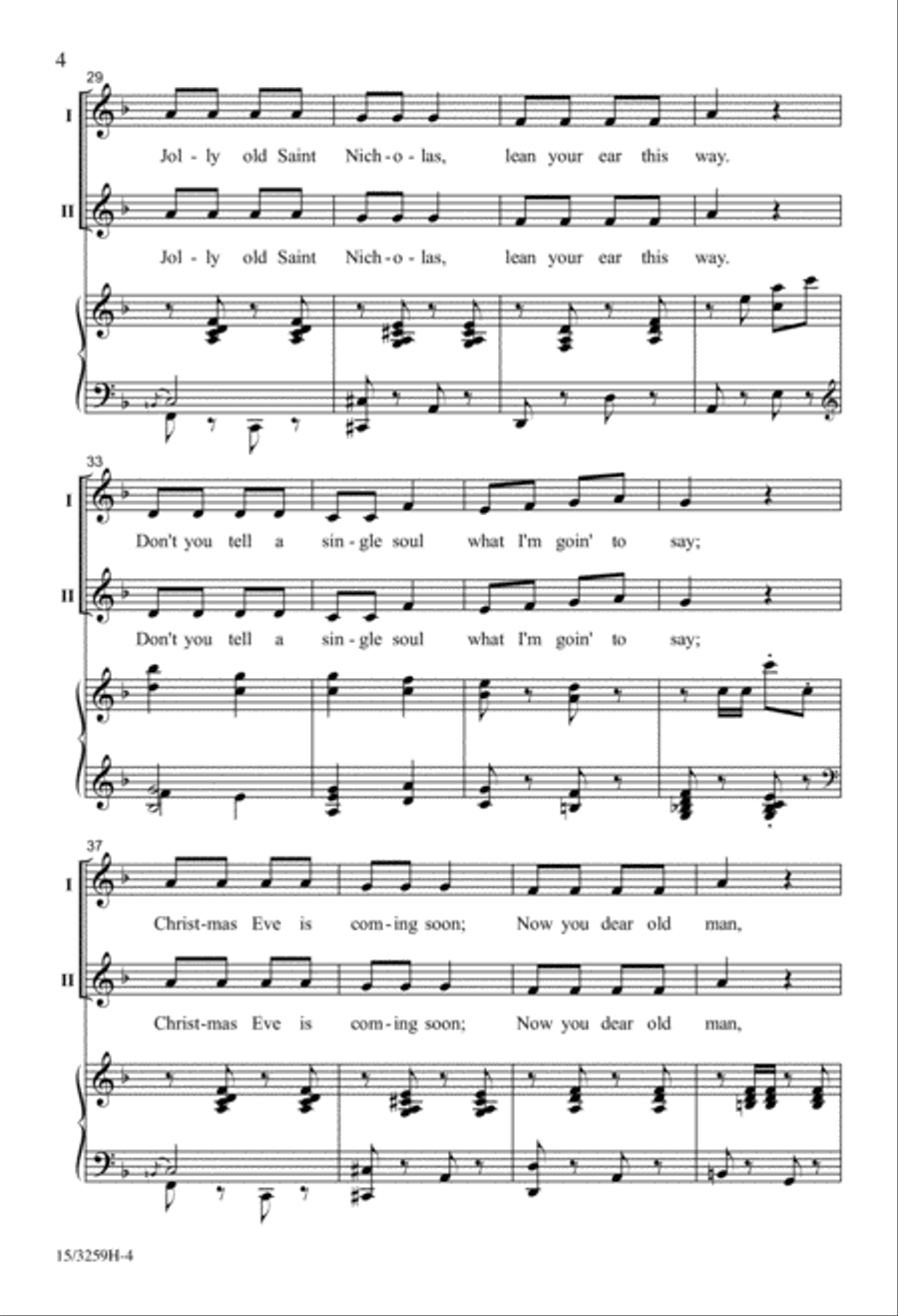 Holly, Jolly, Fa La La 2-Part scores gallery preview page 4