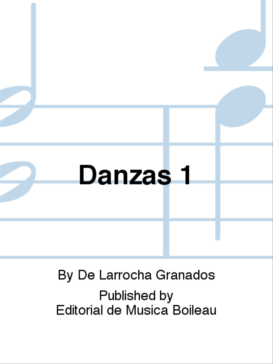 Danzas 1 Piano Solo scores gallery preview page 1