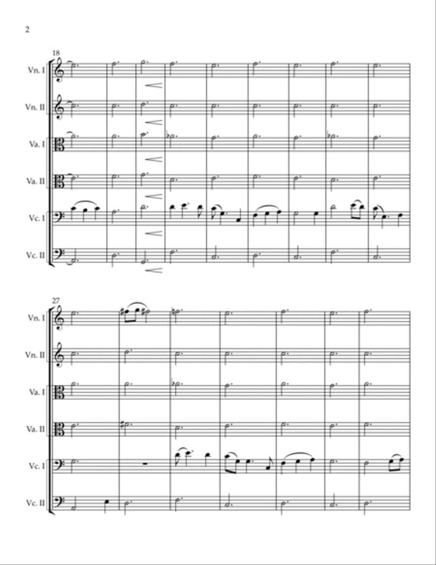 The Sand And The Foam Cello scores gallery preview page 2