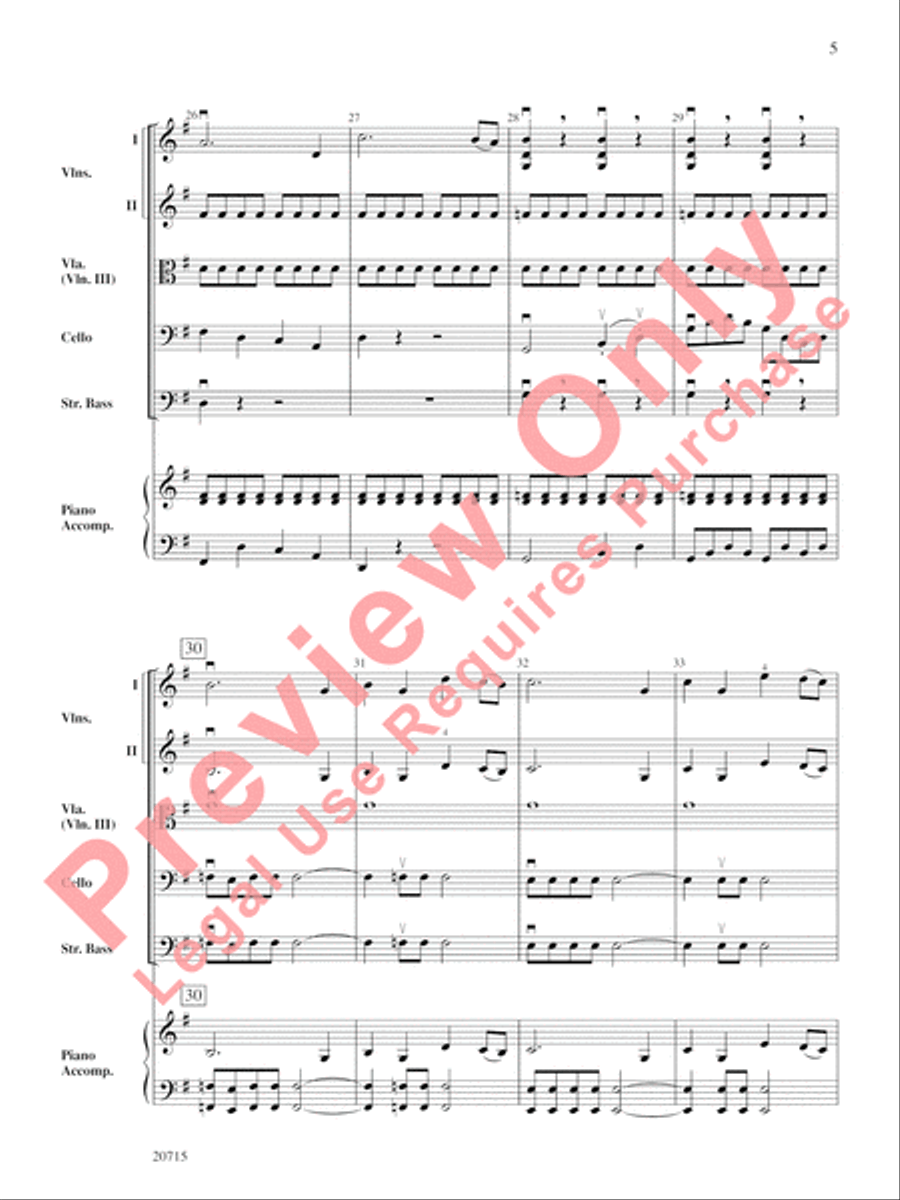 Finale String Orchestra scores gallery preview page 6