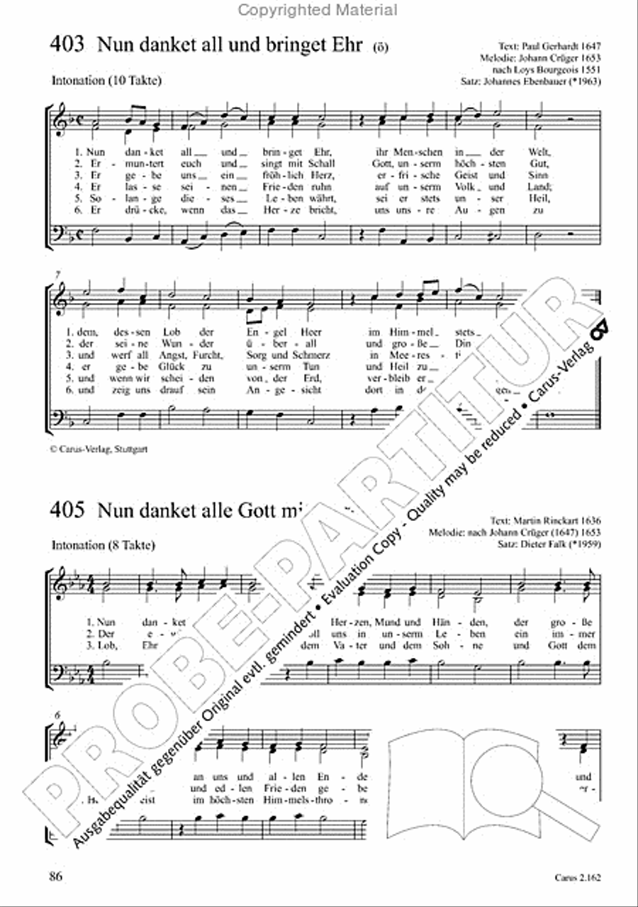 Chorbuch Gotteslob SAM 3-Part scores gallery preview page 87