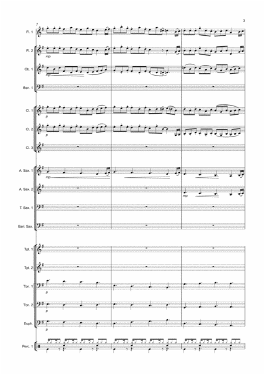 Key Role Key Role Concert Band scores gallery preview page 3