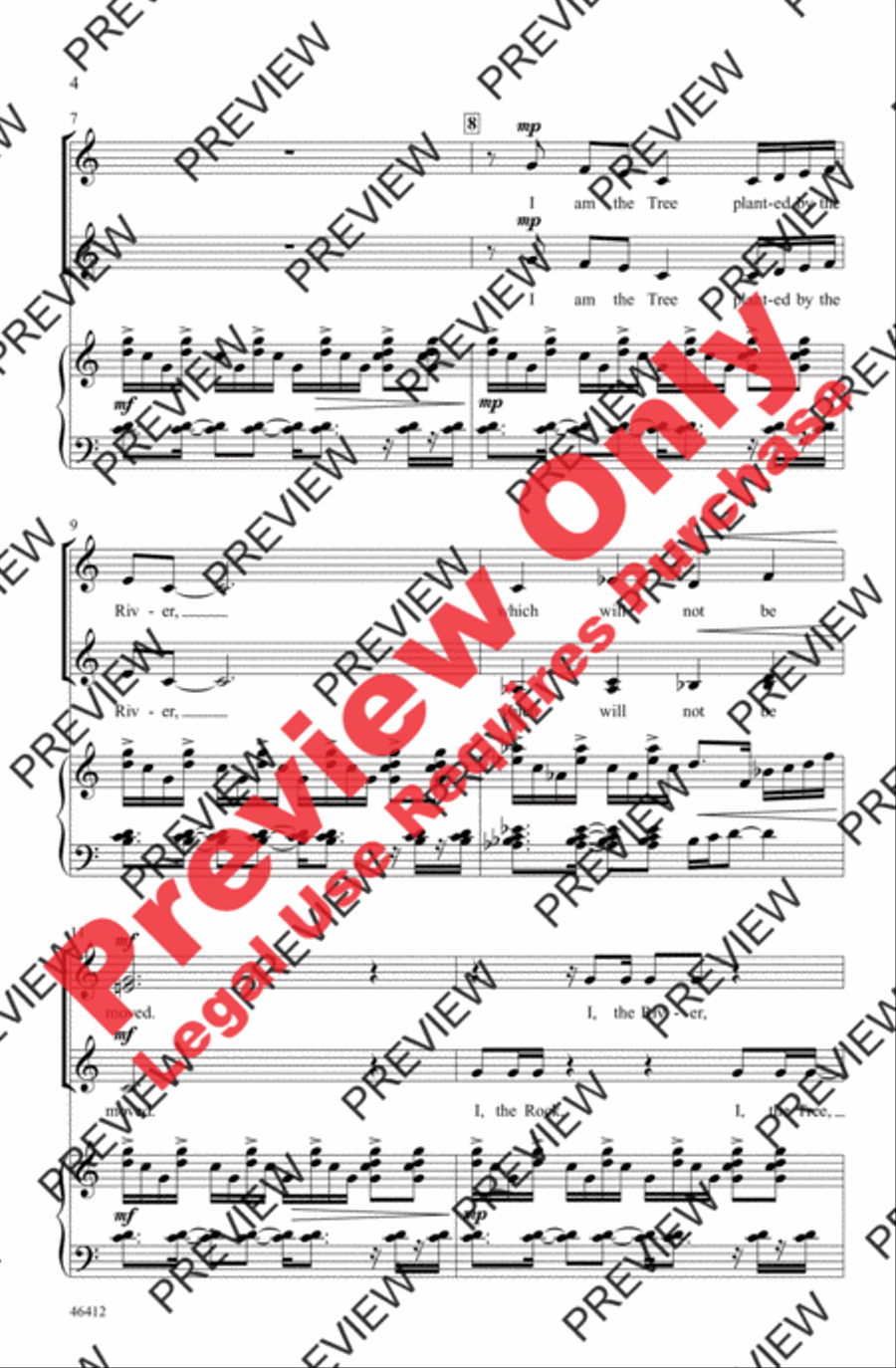 On the Pulse of Morning Women's Choir scores gallery preview page 4