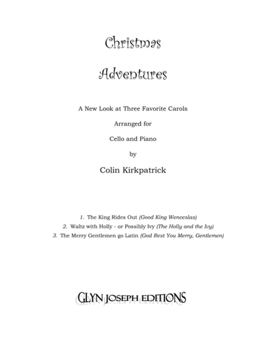 Christmas Adventures for Cello and Piano image number null