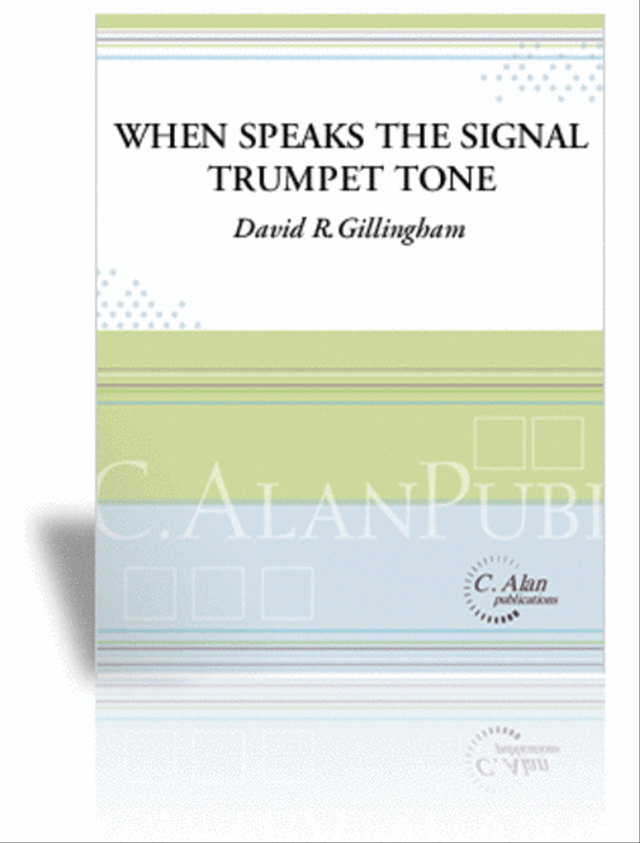 When Speaks the Signal-Trumpet Tone (piano reduction) Flugelhorn scores gallery preview page 1