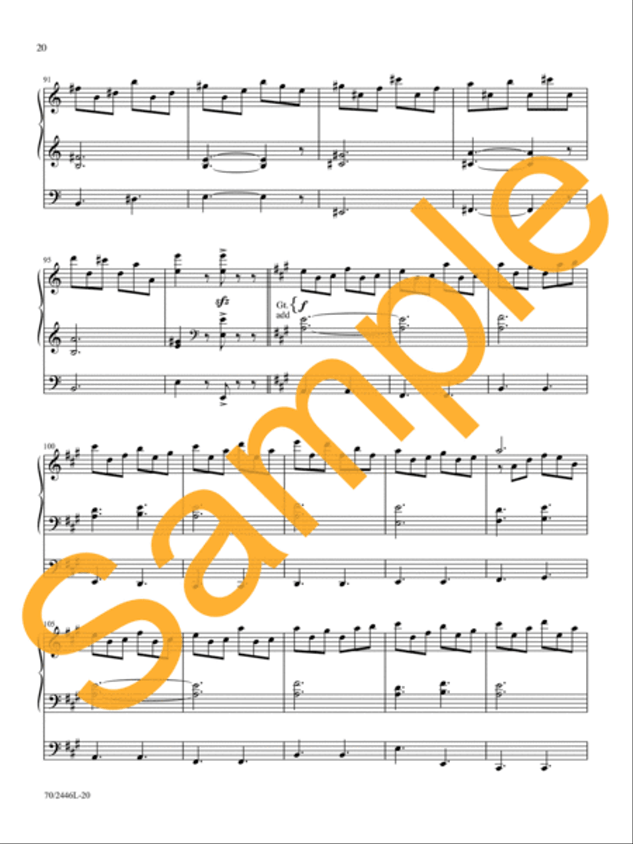 All Glory Be to Christ All Glory Be to Christ Organ Solo scores gallery preview page 16