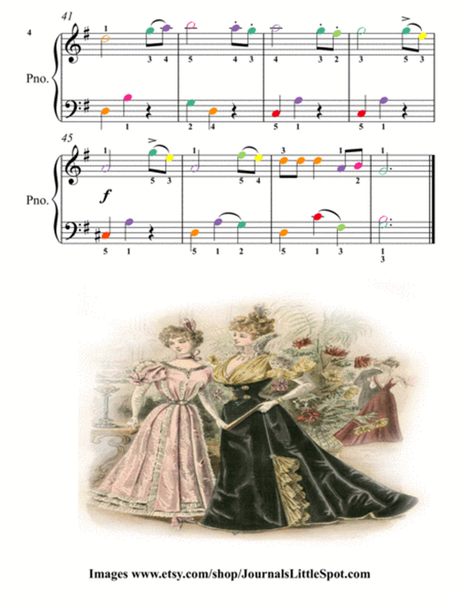 The Enchanted World of Viennese Waltzes for Easiest Piano Booklet C