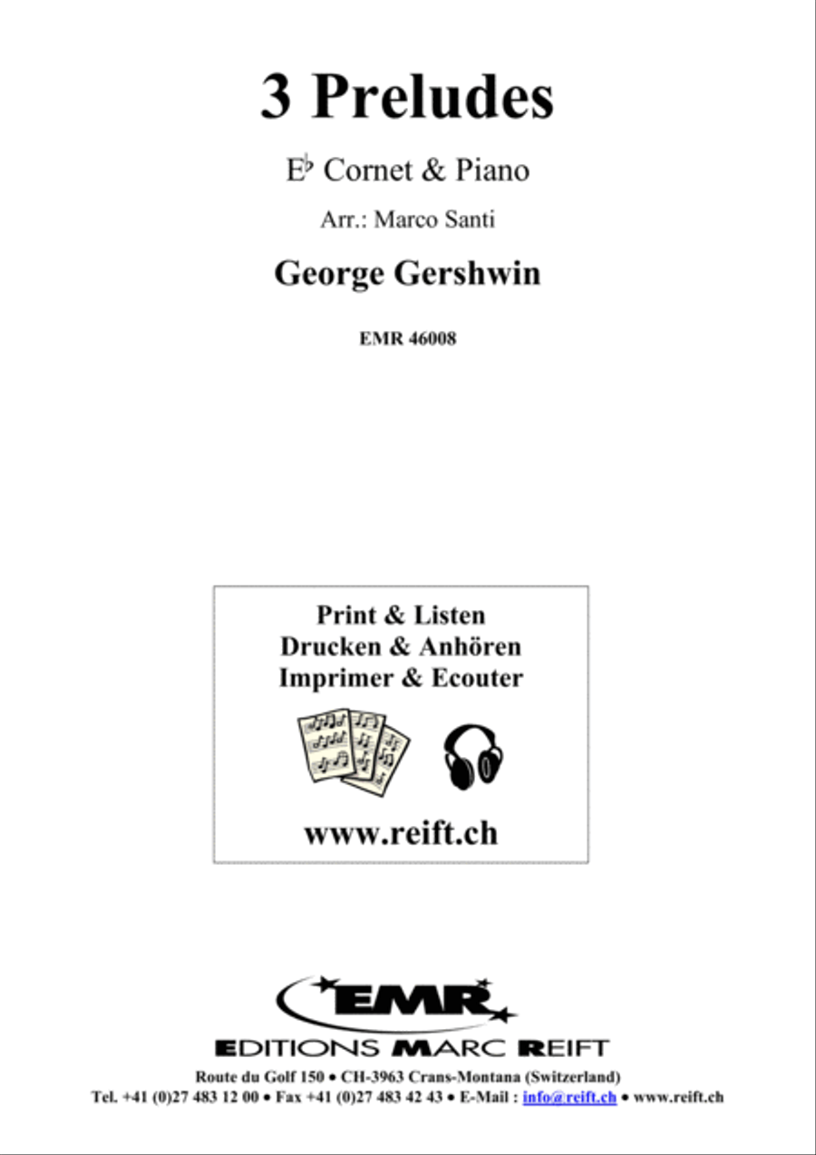 3 Preludes 3 Preludes Cornet scores gallery preview page 2