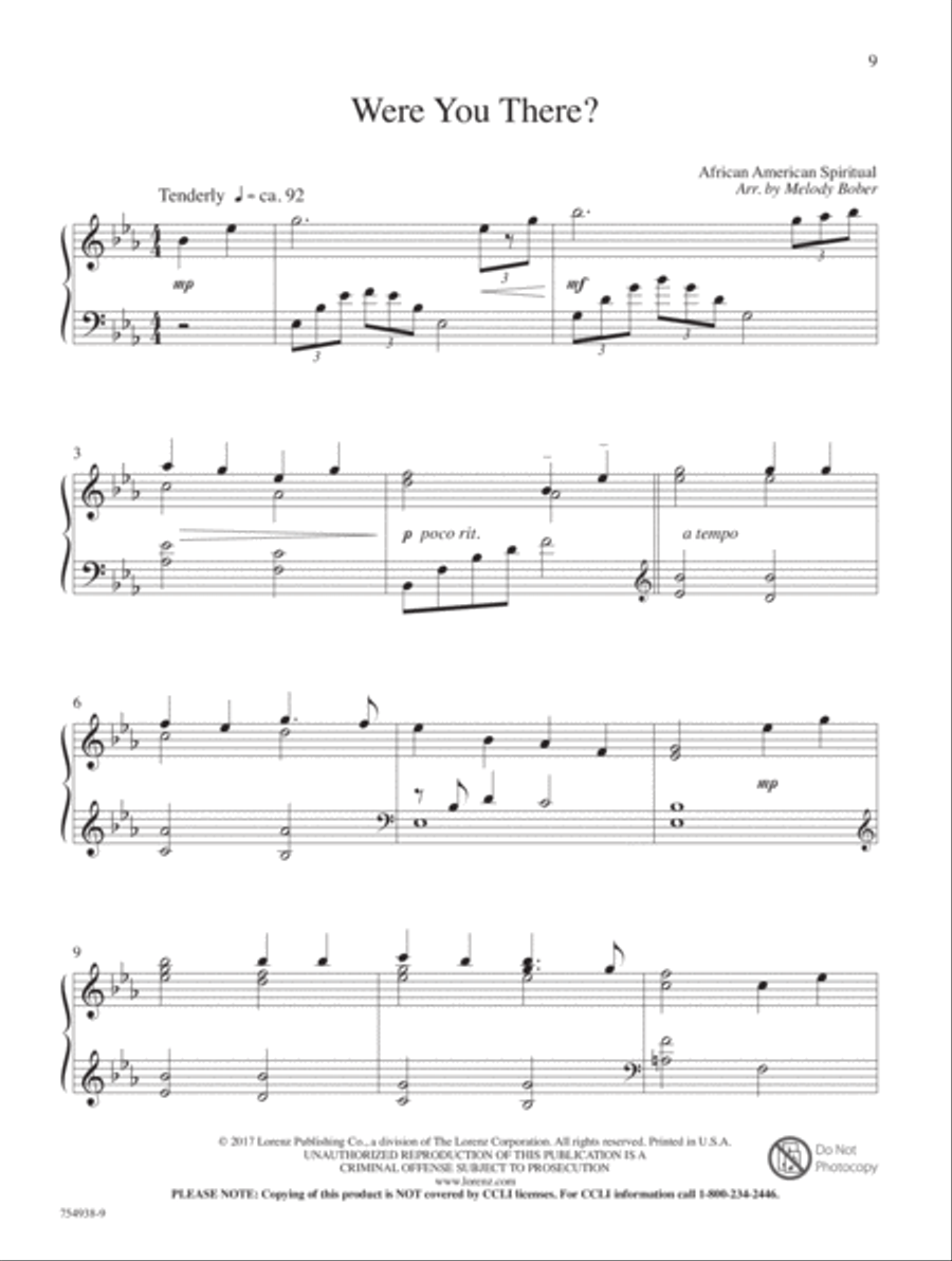 The Wonder of Glorious Love Piano Solo scores gallery preview page 3