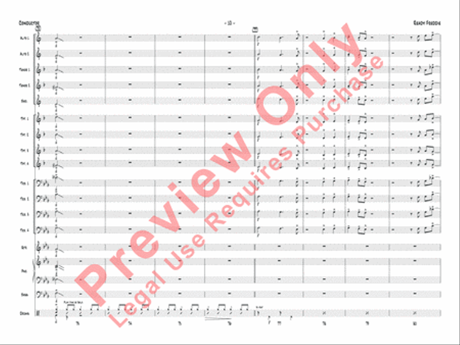 Ready Freddie Jazz Ensemble scores gallery preview page 13