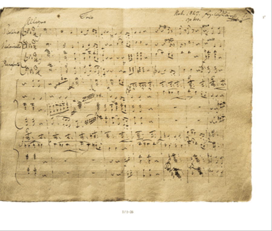 Piano Trio in E-Flat Major, Op. 100 D929 Piano Trio scores gallery preview page 2