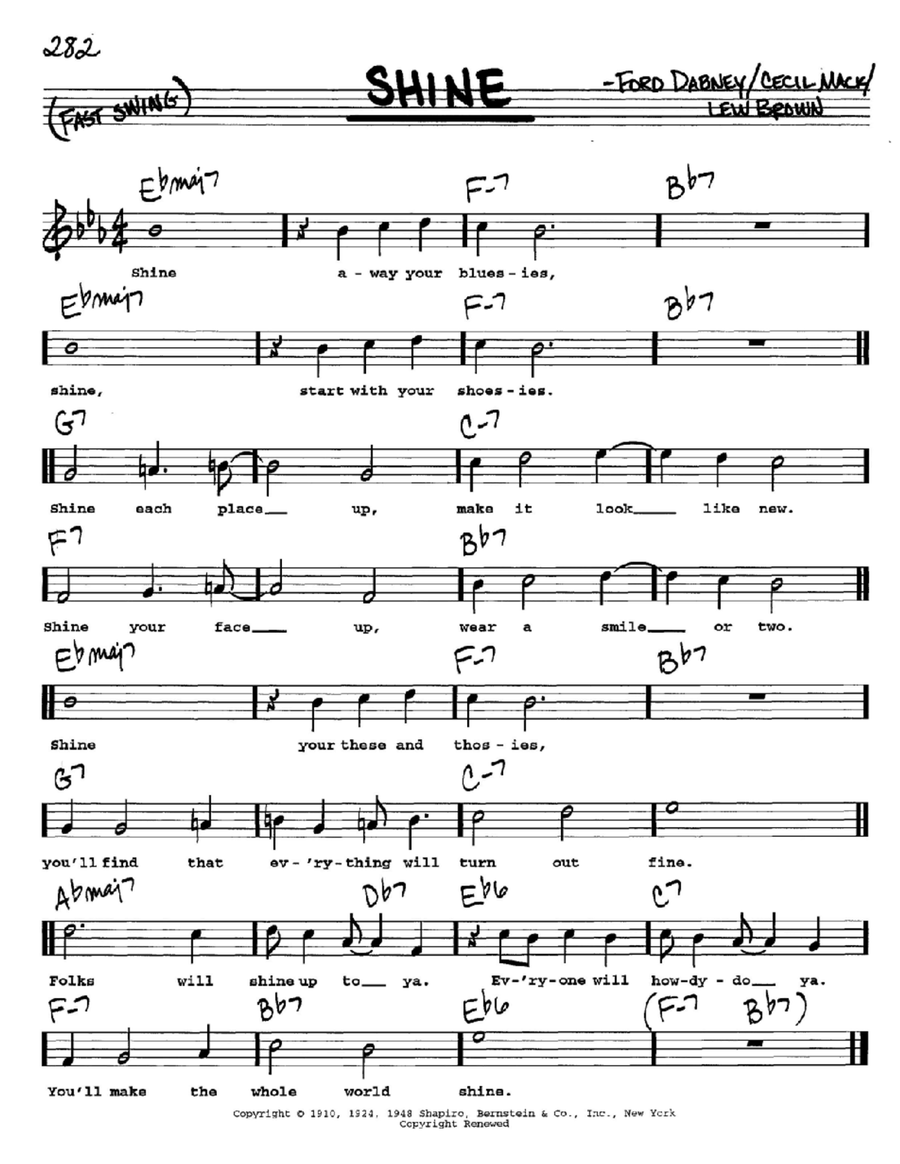 Shine Shine Voice scores gallery preview page 1