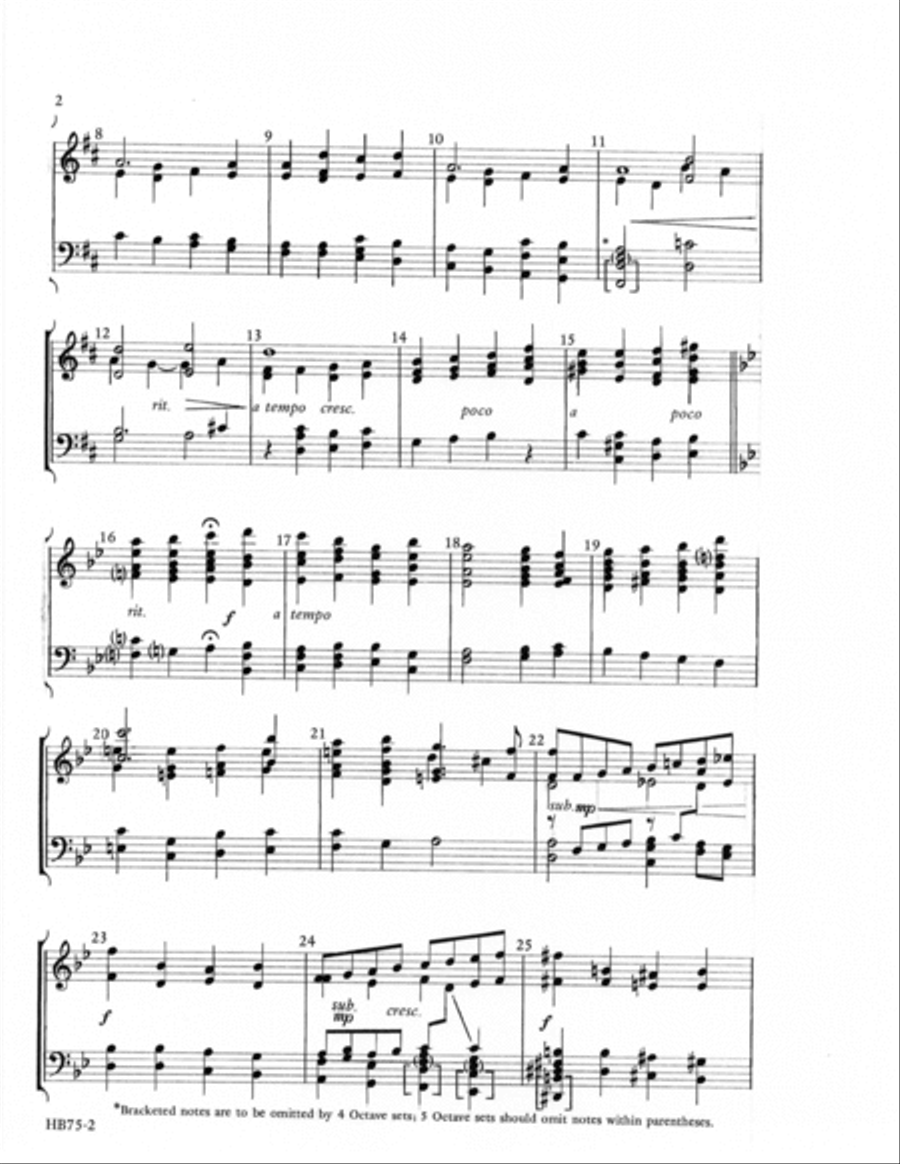 When Morning Gilds the Skies - Goodyear 5-Octaves scores gallery preview page 3