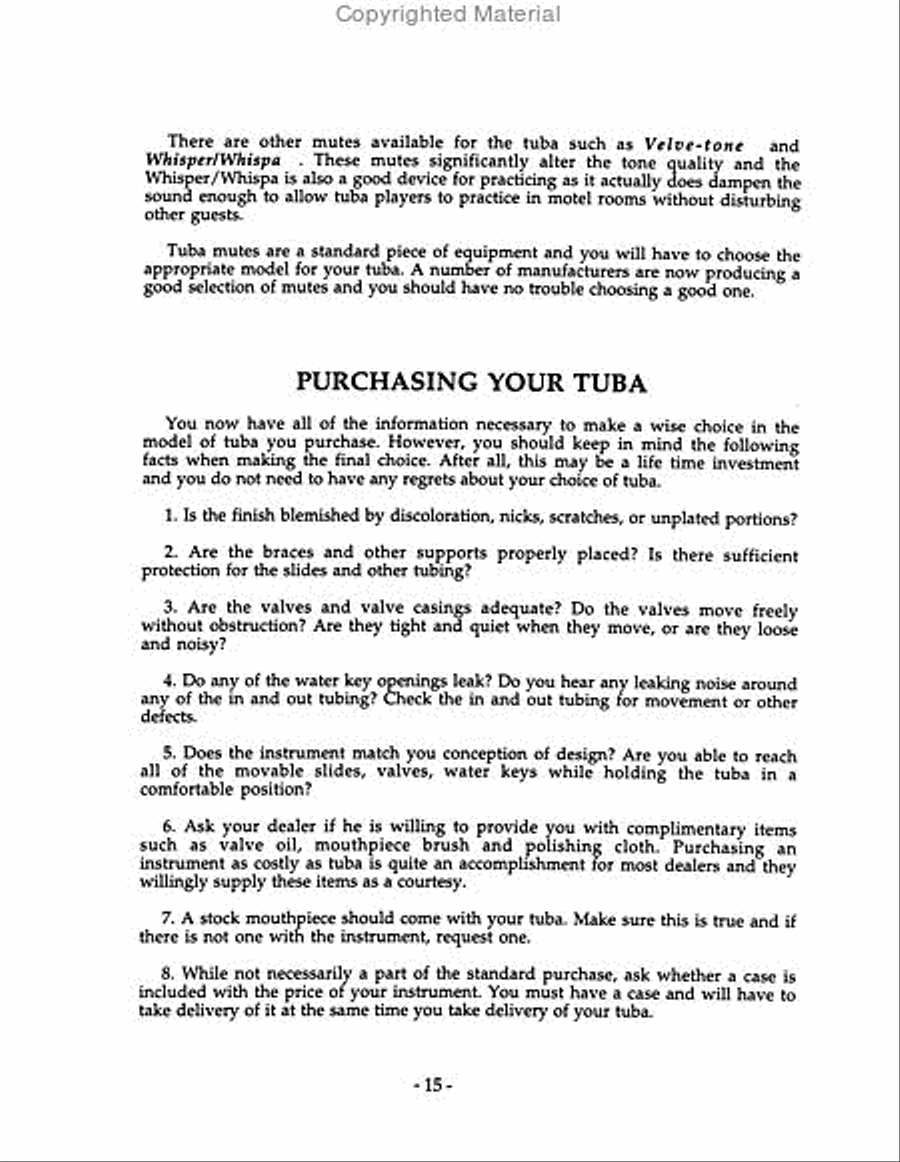 Tips To The Tuba Tuba scores gallery preview page 17