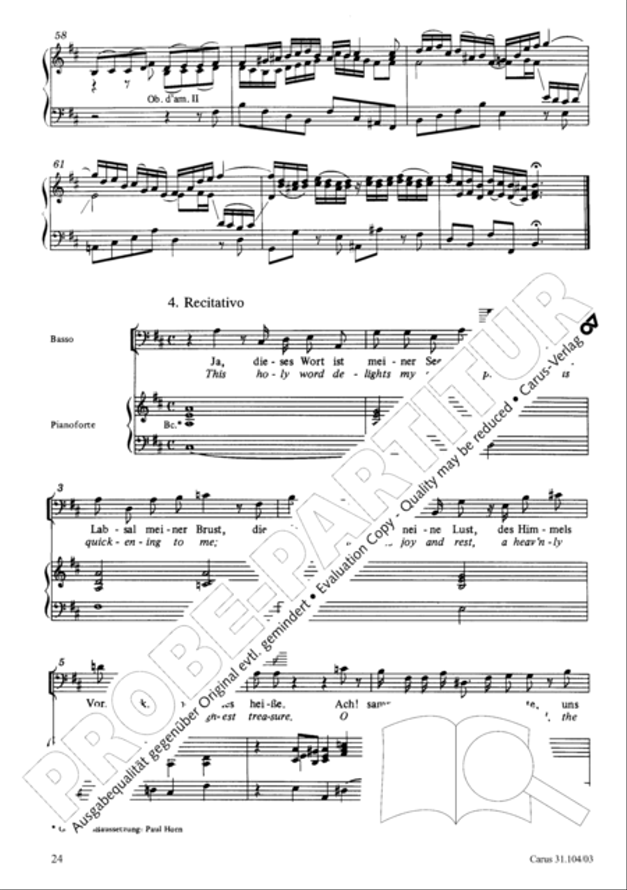 O shield of Israel, hear us (Du Hirte Israel, hore) TB scores gallery preview page 25