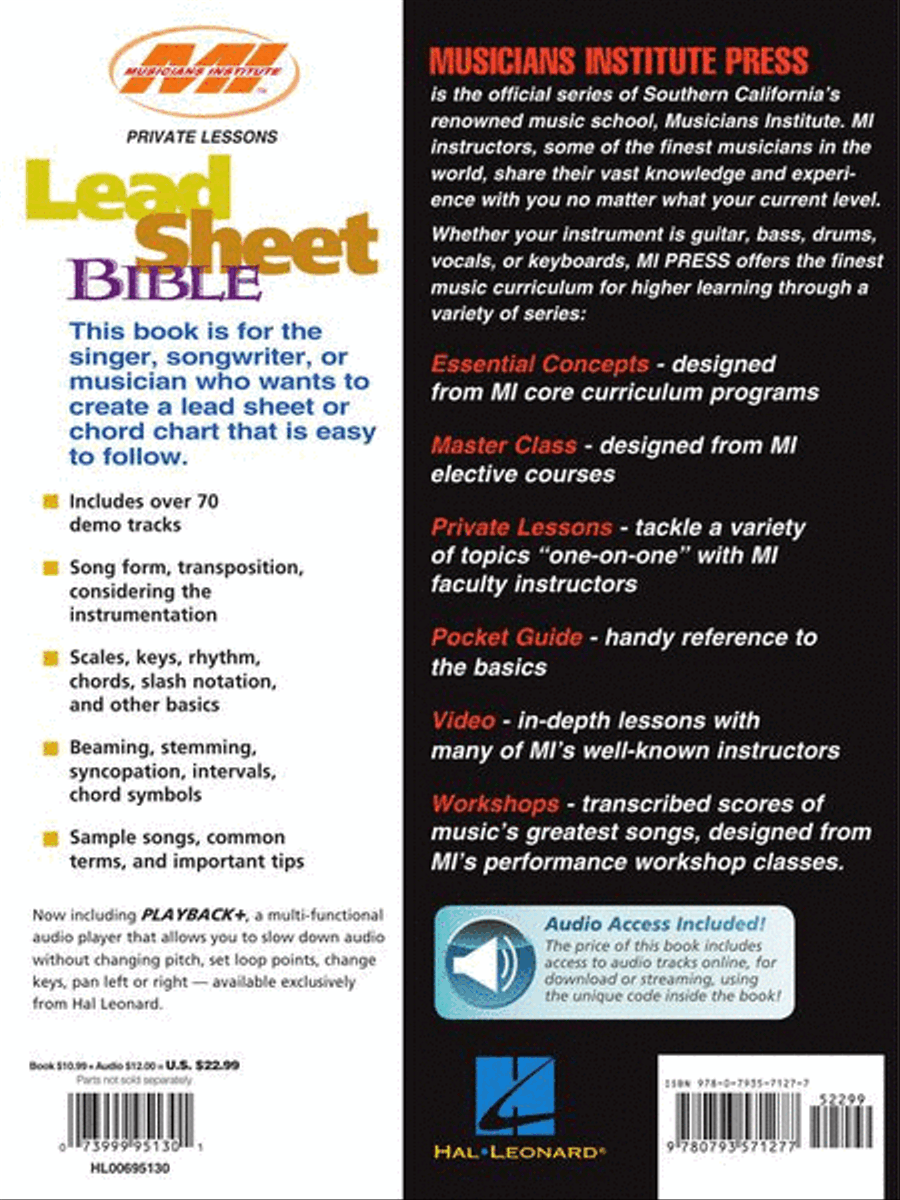 Lead Sheet Bible Guitar Tablature scores gallery preview page 8