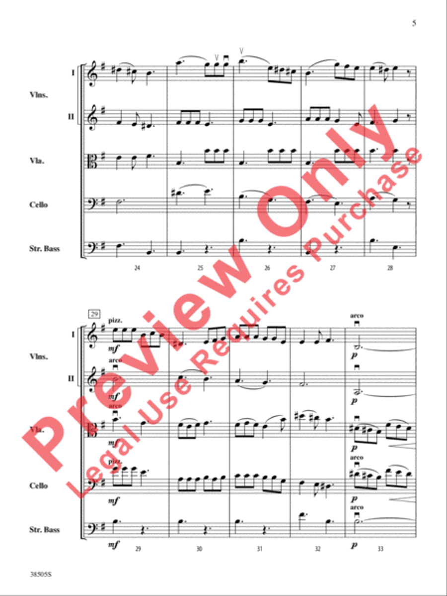 A Wisconsin Tableau String Orchestra scores gallery preview page 6