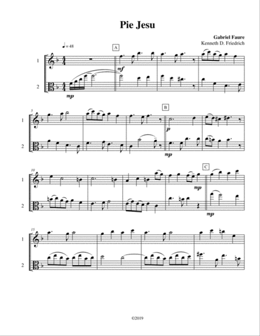 Seven Christmas Duets, Vol. 6 String Duet scores gallery preview page 5