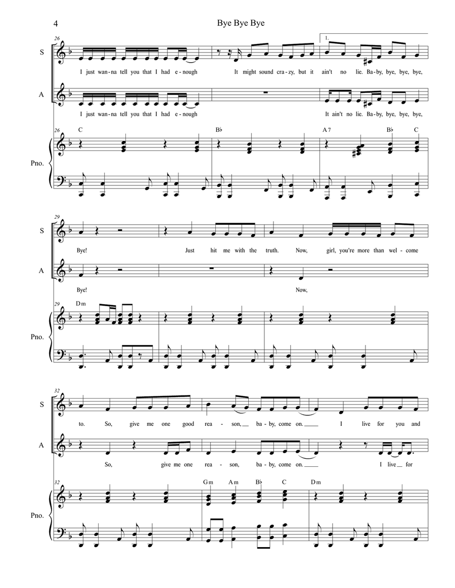 Bye Bye Bye SA scores gallery preview page 4