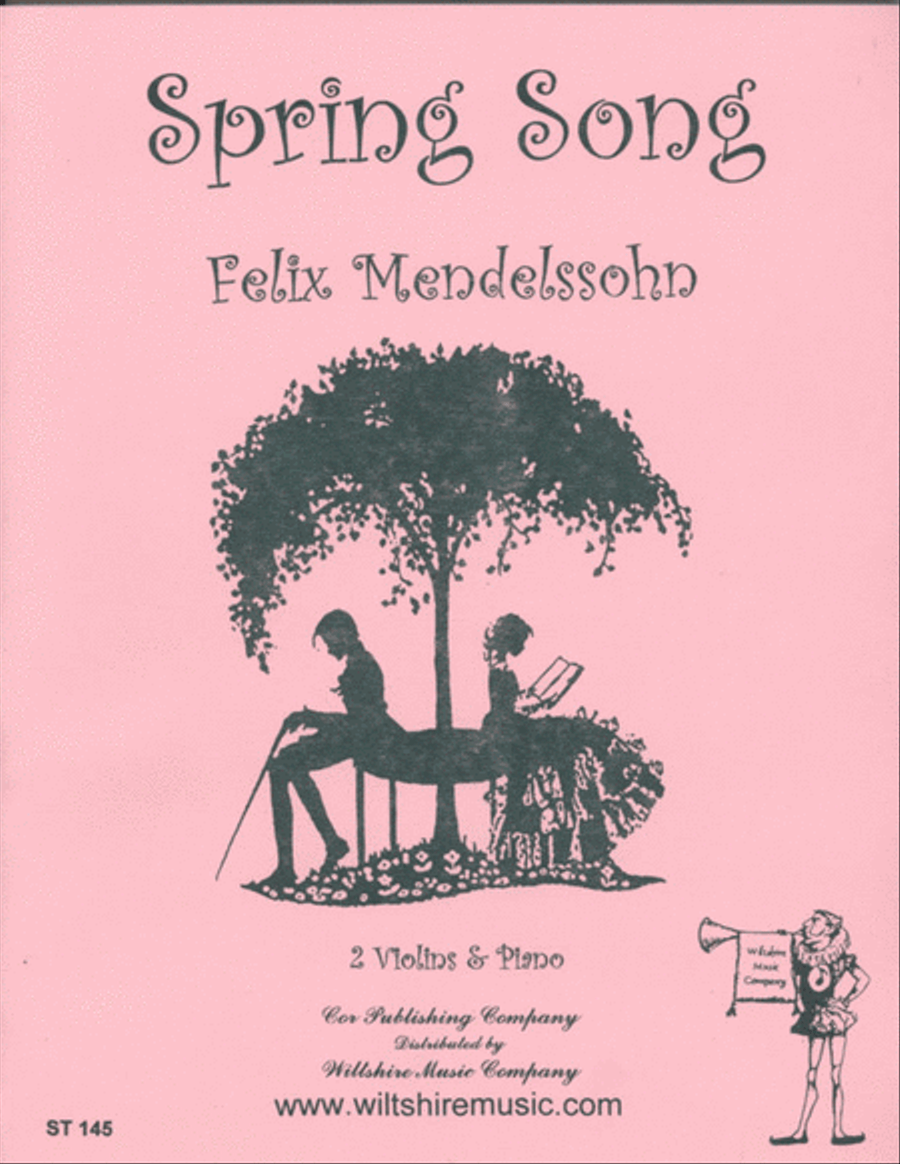 Spring Song Violin scores gallery preview page 1