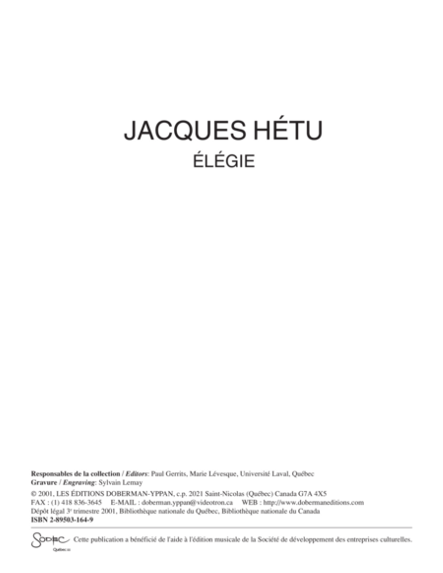 Élégie Bassoon Solo scores gallery preview page 1