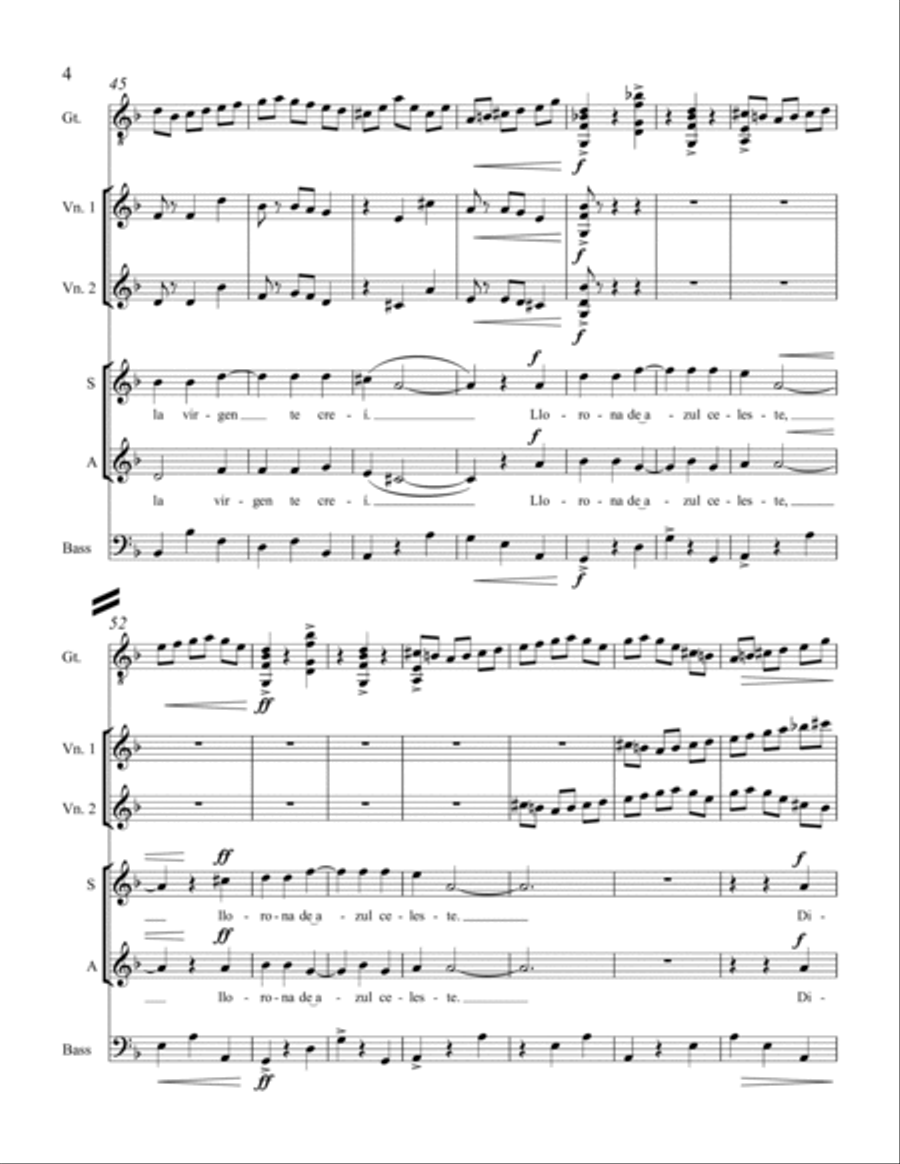 La Llorona Choir scores gallery preview page 6