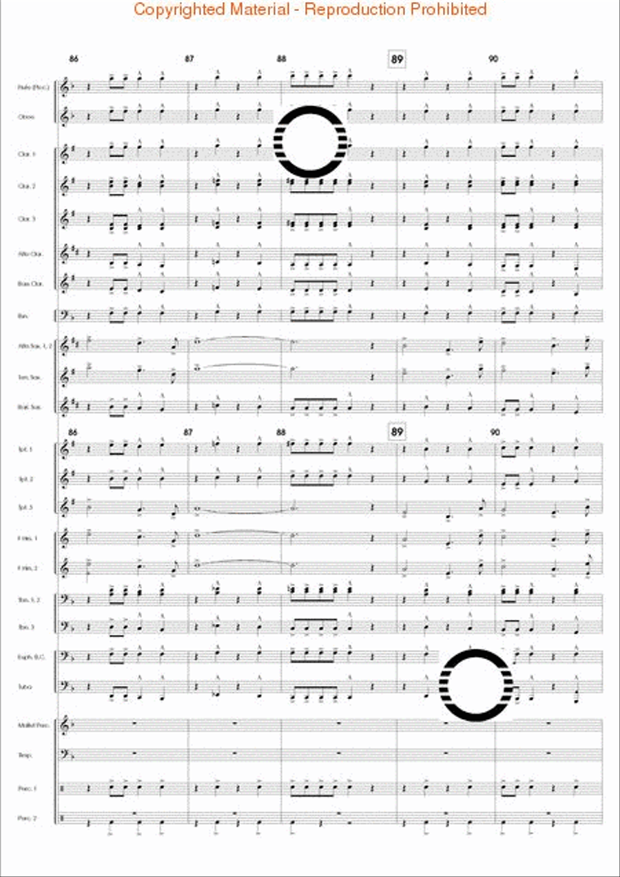 Black Granite III Black Granite III Concert Band scores gallery preview page 19