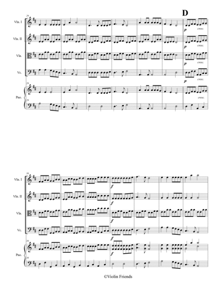 March of the Elephants for Junior String Orchestra or Piano Quintet image number null
