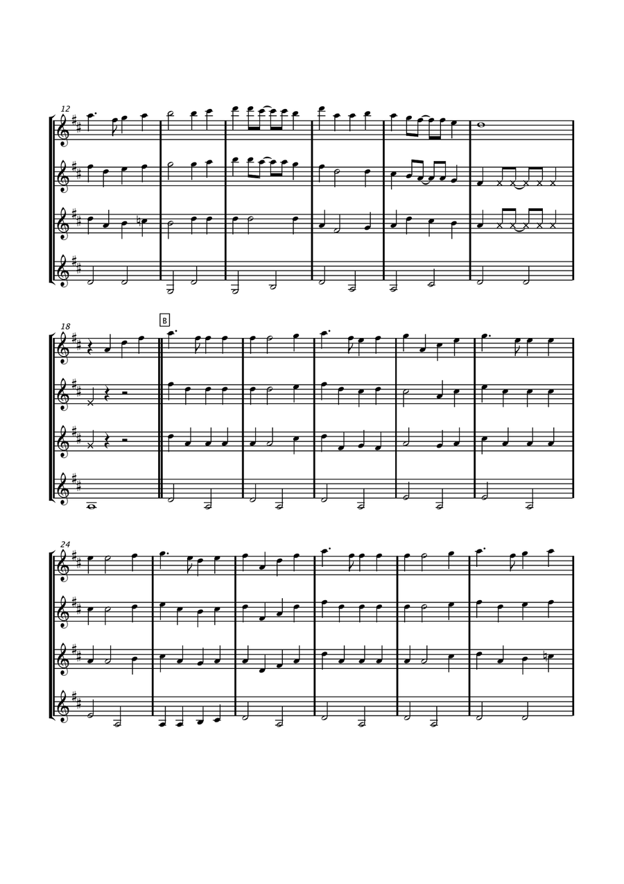 Match Of The Day Guitar Ensemble scores gallery preview page 5