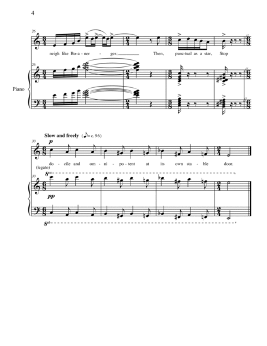 An American Song Cycle Soprano Voice scores gallery preview page 4