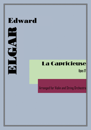La Capricieuse Op.17 (arr. for Violin and Strings)