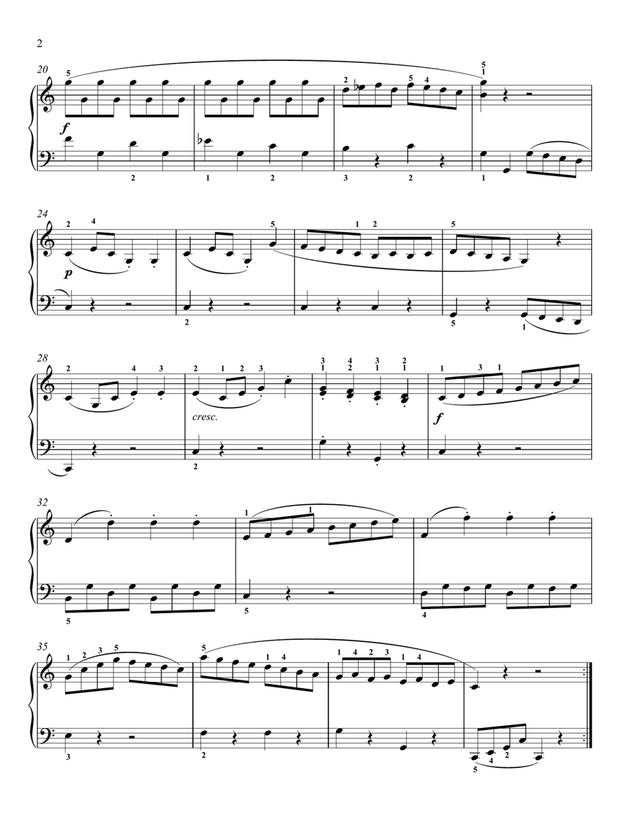 Sonatina in C Major, Op. 36, No. 1 Piano Solo scores gallery preview page 2