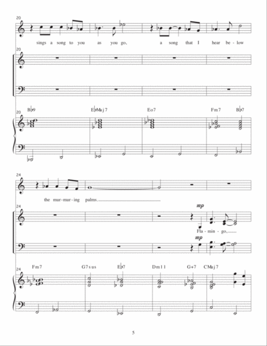 Flamingo 4-Part scores gallery preview page 5