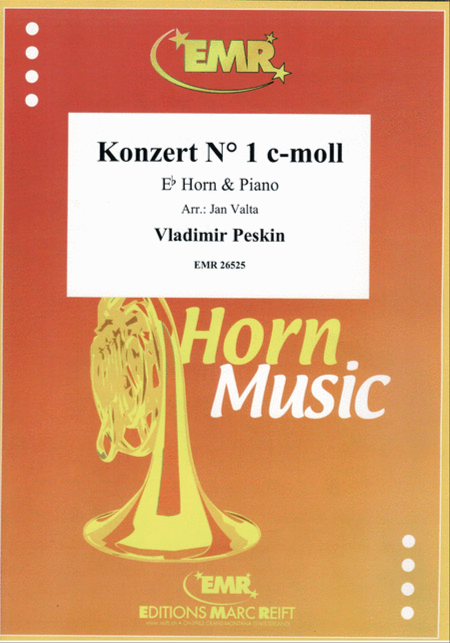 Konzert No. 1 c-moll Horn scores gallery preview page 1
