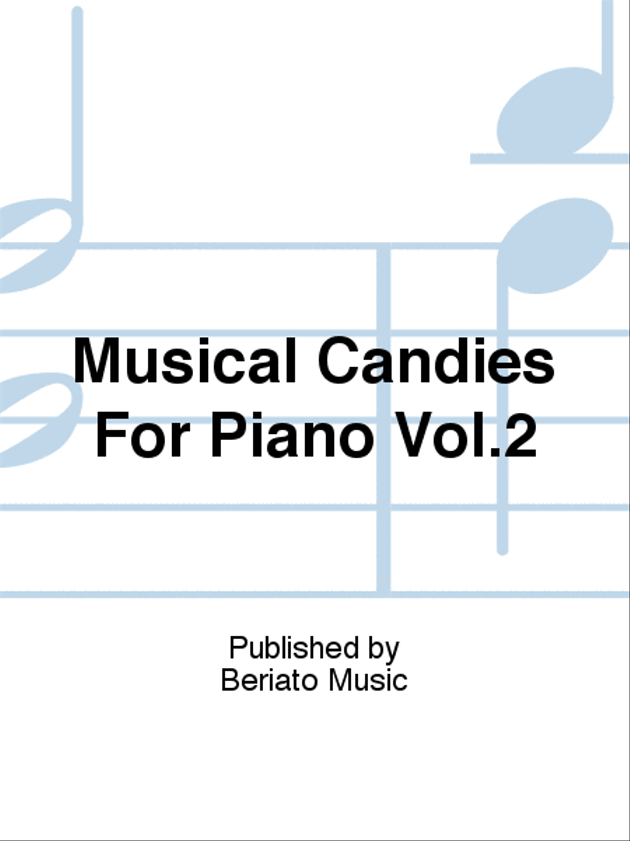 Musical Candies For Piano Vol.2 Piano Solo scores gallery preview page 1