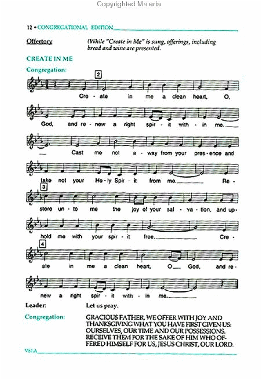 Chicago Folk Service New Edition - Congregational Choir scores gallery preview page 4