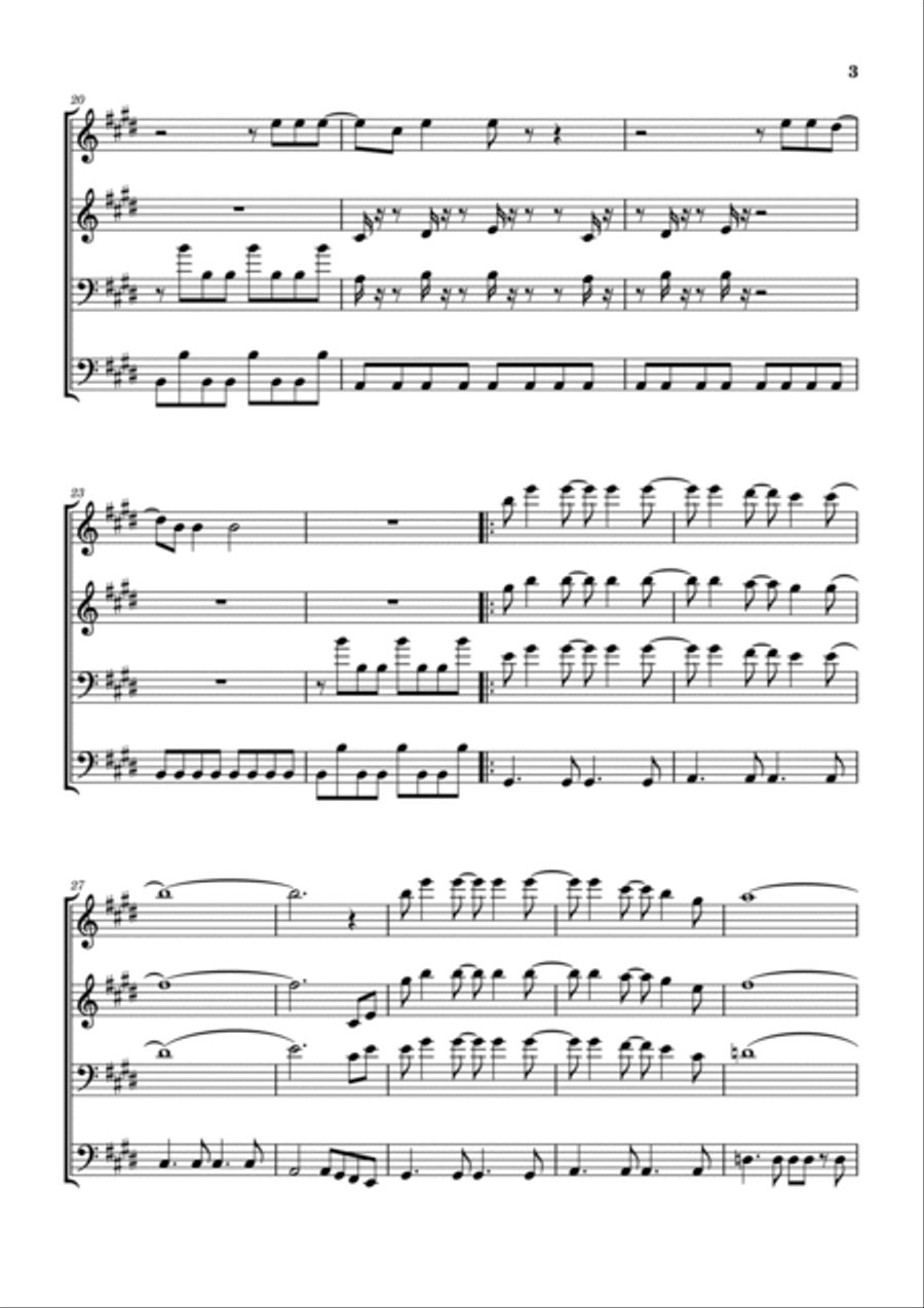 Talk To Ya Later Brass Ensemble scores gallery preview page 4