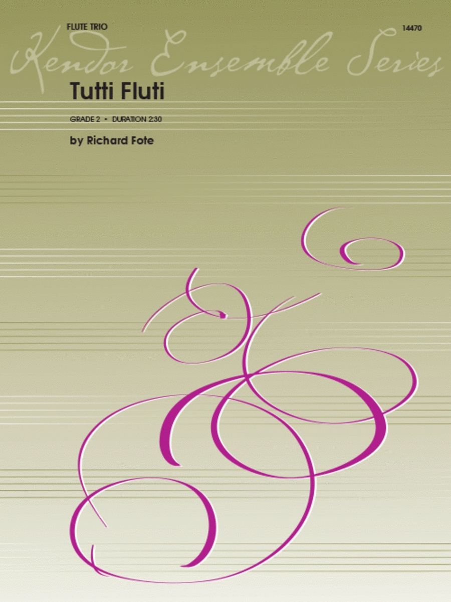 Tutti Fluti Tutti Fluti Flute scores gallery preview page 1