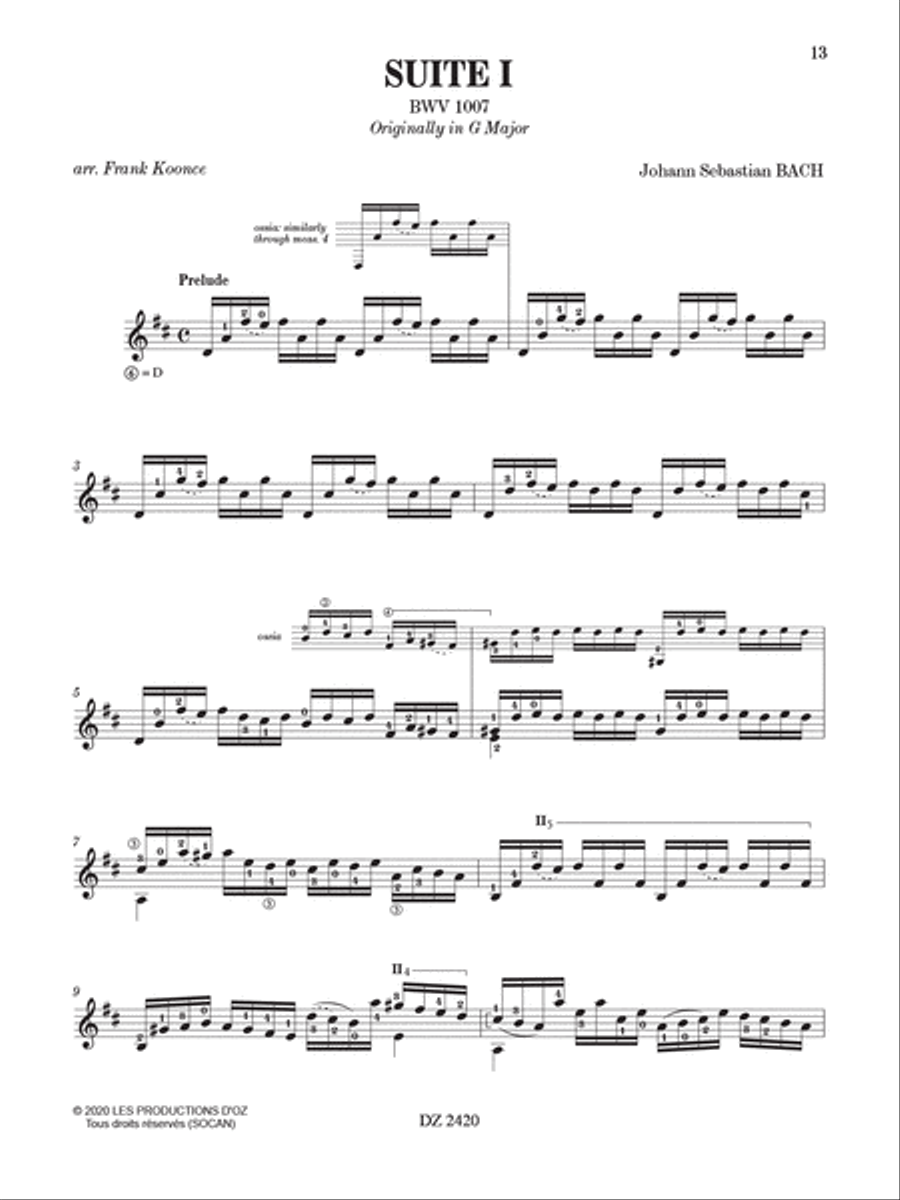 Cello Suite No. 1, 2, 3 Cello scores gallery preview page 2