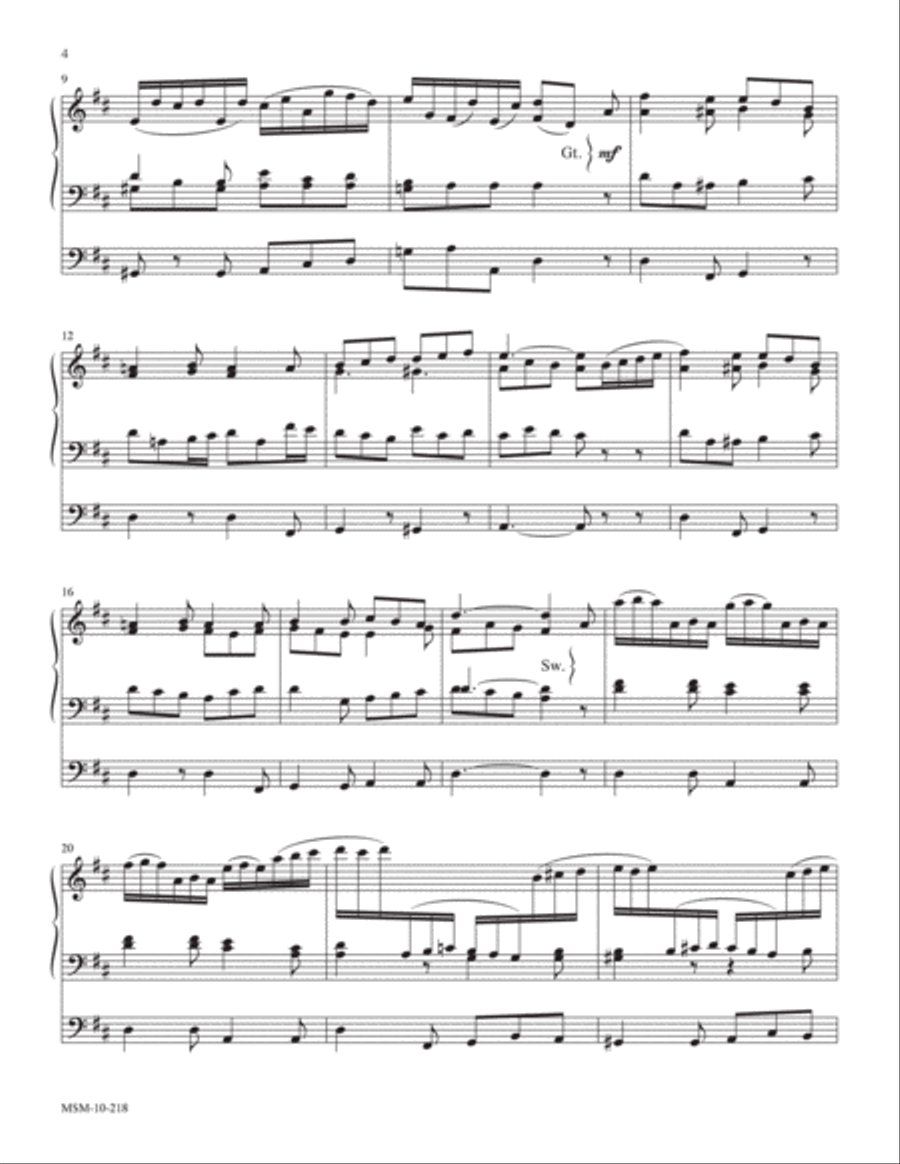 Two Carols for Organ Organ Solo scores gallery preview page 3