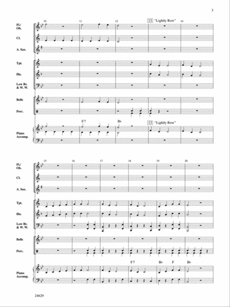 Five-Note Concerto Concert Band scores gallery preview page 3