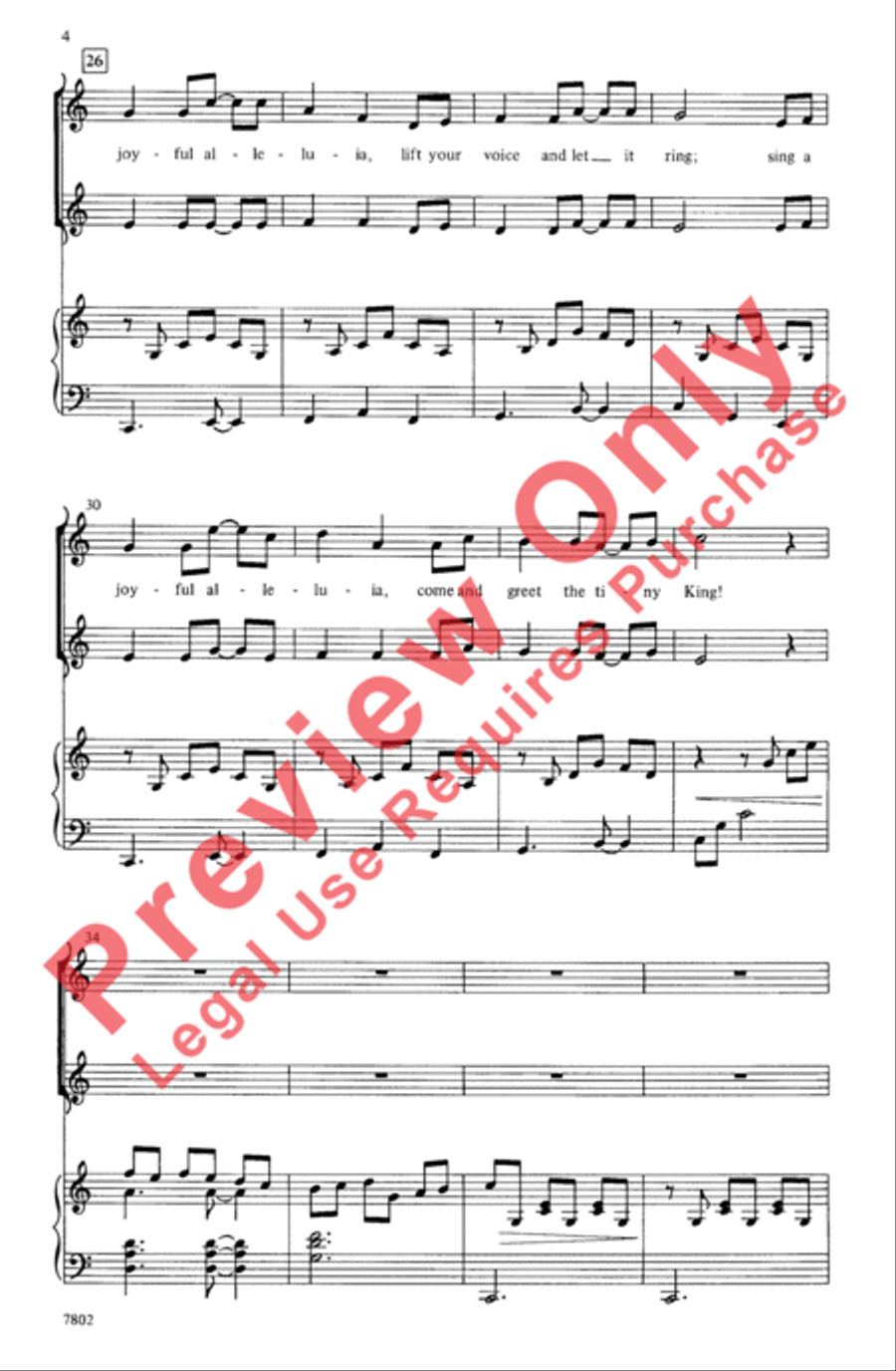 Sing a Joyful Alleluia! Sing a Joyful Alleluia! 2-Part scores gallery preview page 4