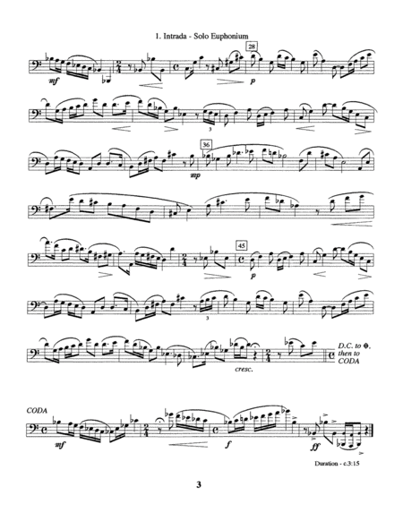 Sonata for Solo Euphonium