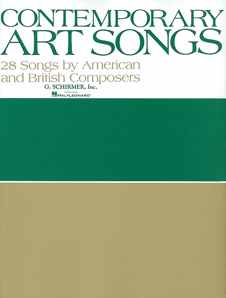 Contemporary Art Songs: 28 by British and American Composers