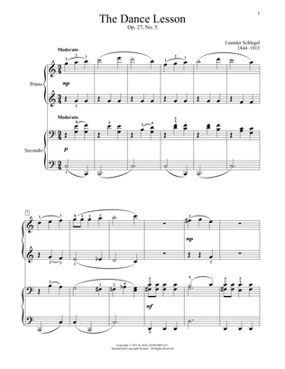The Dance Lesson, Op. 27, No. 5