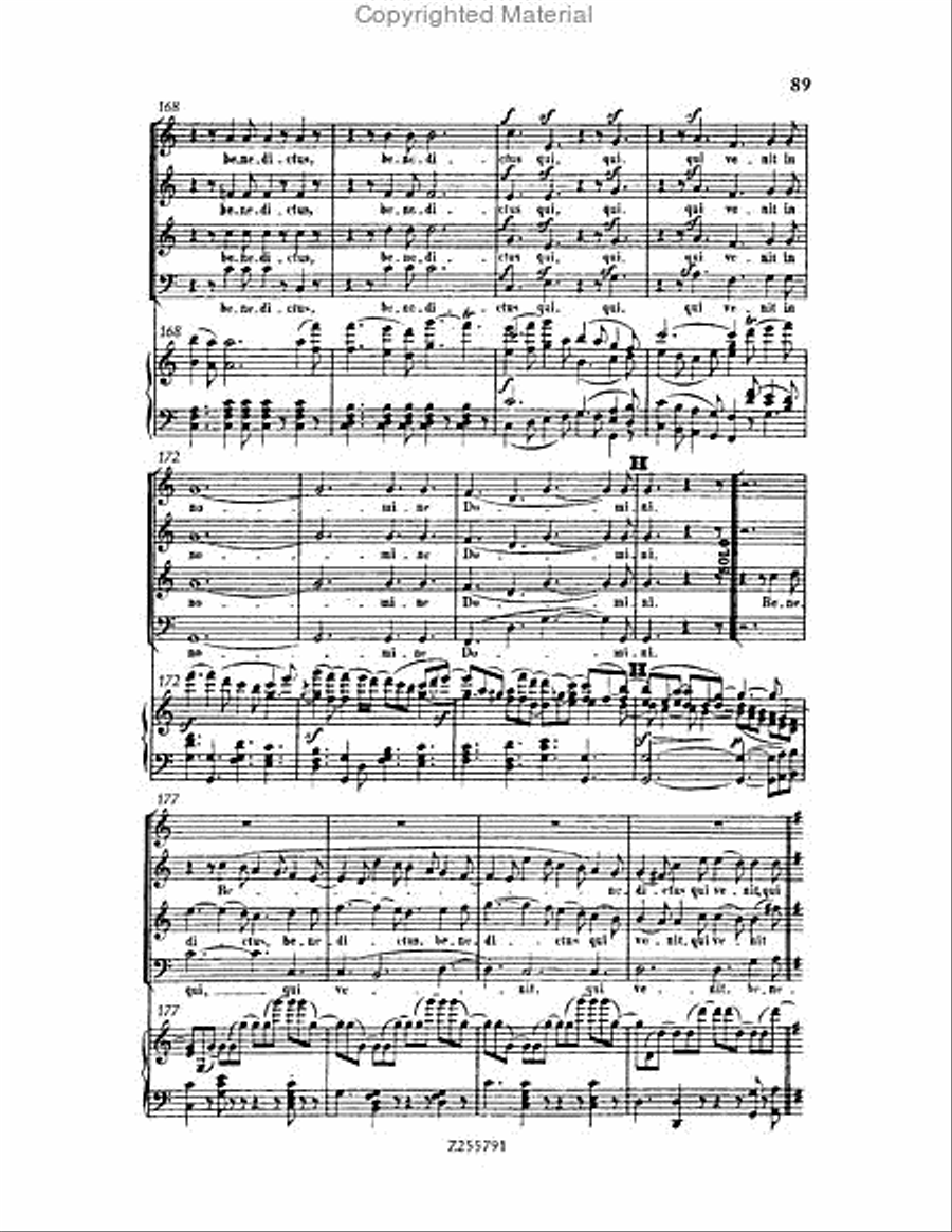 Missa Solemnis, Op.123 Choir scores gallery preview page 89
