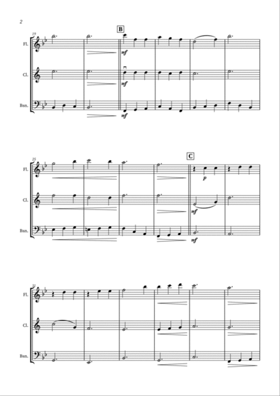 Edelweiss Woodwind Trio scores gallery preview page 2