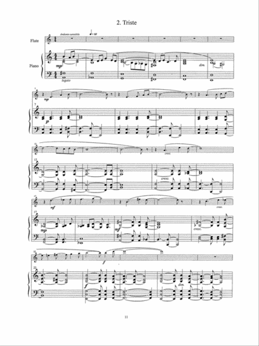 Salsa Suite for Flute and Piano Flute Solo scores gallery preview page 3